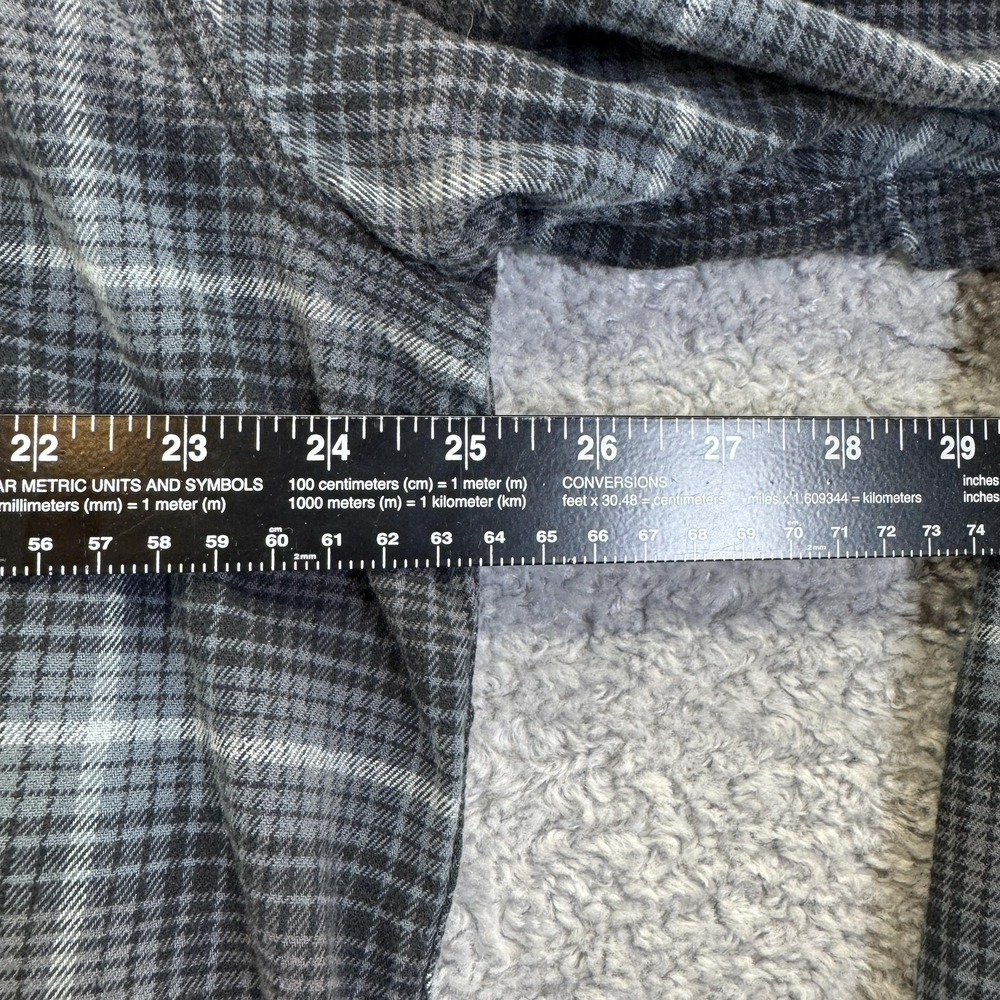 Carhartt Shirt Mens XL Gray Plaid Flannel Button Down‎ Relaxed Fit Work Outdoor - Picture 5 of 7